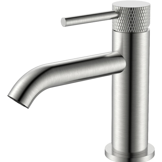 Aurélia X fonteinkraan opbouw - Geborsteld RVS