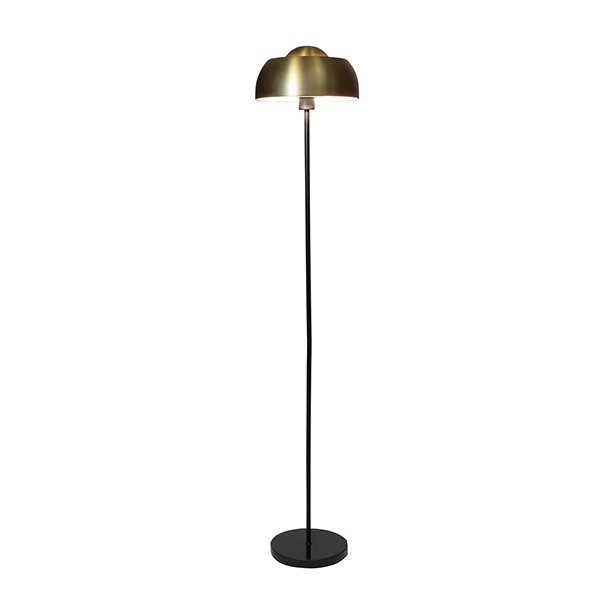 Pirouette Paris Nomaa vloerlamp marmeren poot - zwart/goud H160
