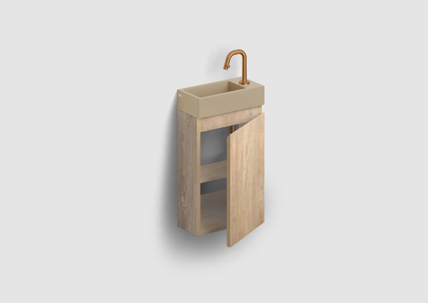 Clou Flush 3 keramische fontein 36x18x55 - rechts