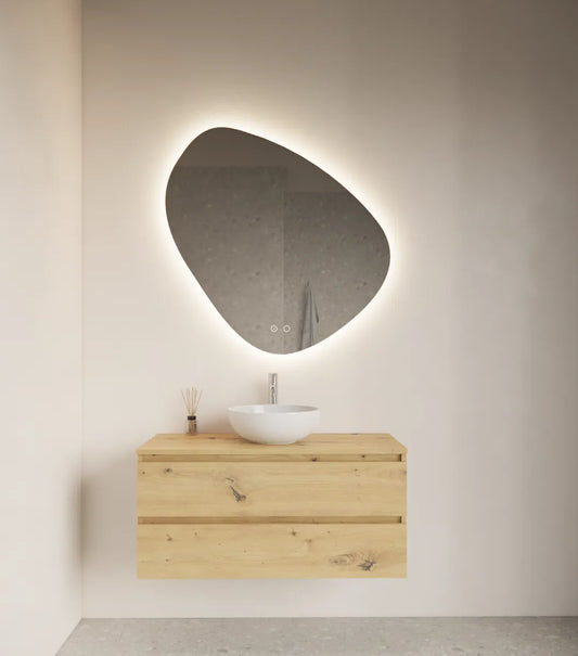 Gliss Design Fury spiegel met LED-verlichting en verwarming