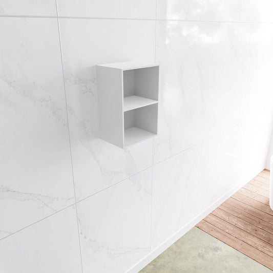 MONDIAZ LAGOM solid surface nis 45 in kleur talc geschikt voor in of opbouw