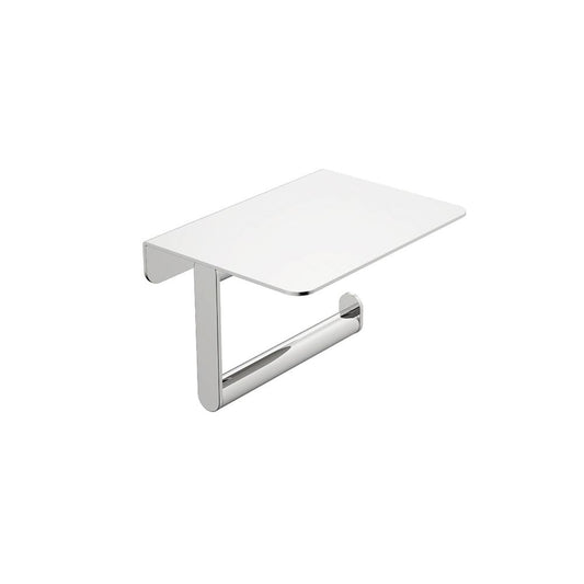 Wiesbaden Alonzo toiletrolhouder met planchet - chroom