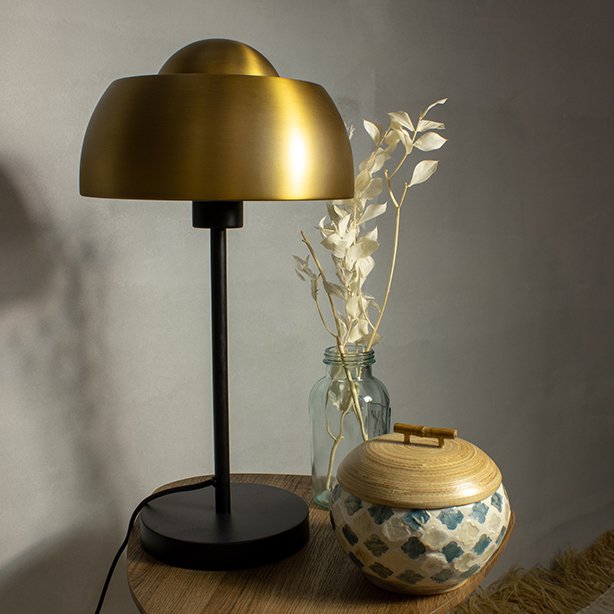 Pirouette Paris Nomaa tafellamp - zwart/goud H45