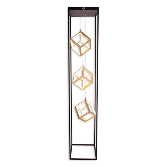 Aurélia Tripoli vloerlamp - Zwart/Goud