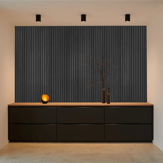 Woodpanel Black Ash 270x60cm