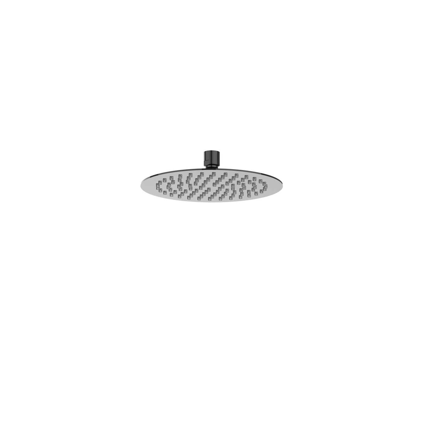 IVY Bond inbouw regendoucheset symmetry 2 stopkranen - 40cm wandarm - 20cm slim hoofddouche - wandhouder - staafhanddouche - zwart chroom pvd