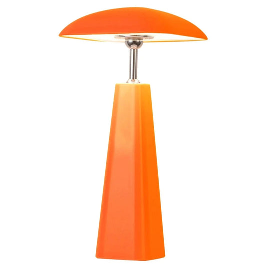 Bureaulamp Piazza LED op accu oranje