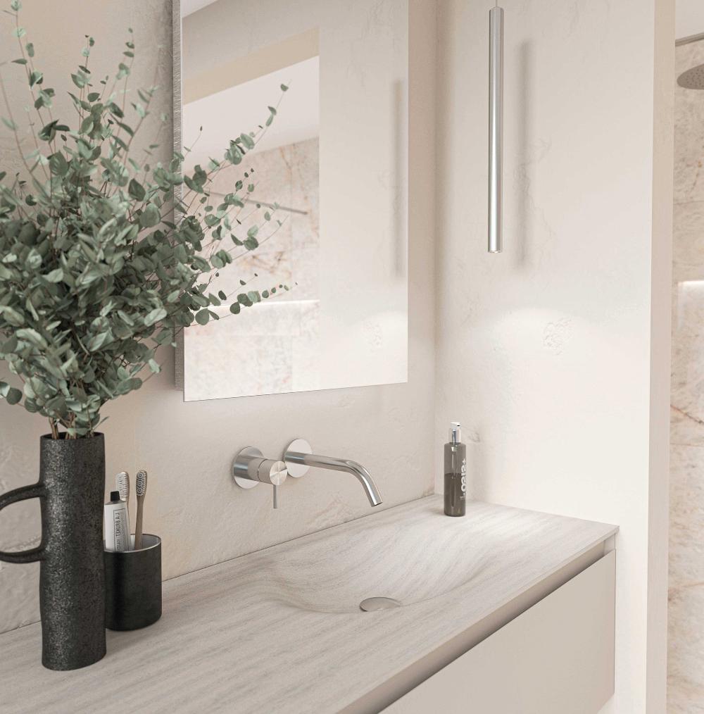 IVY Bond afbouwdeel voor inbouw wastafelkraan 19,5cm