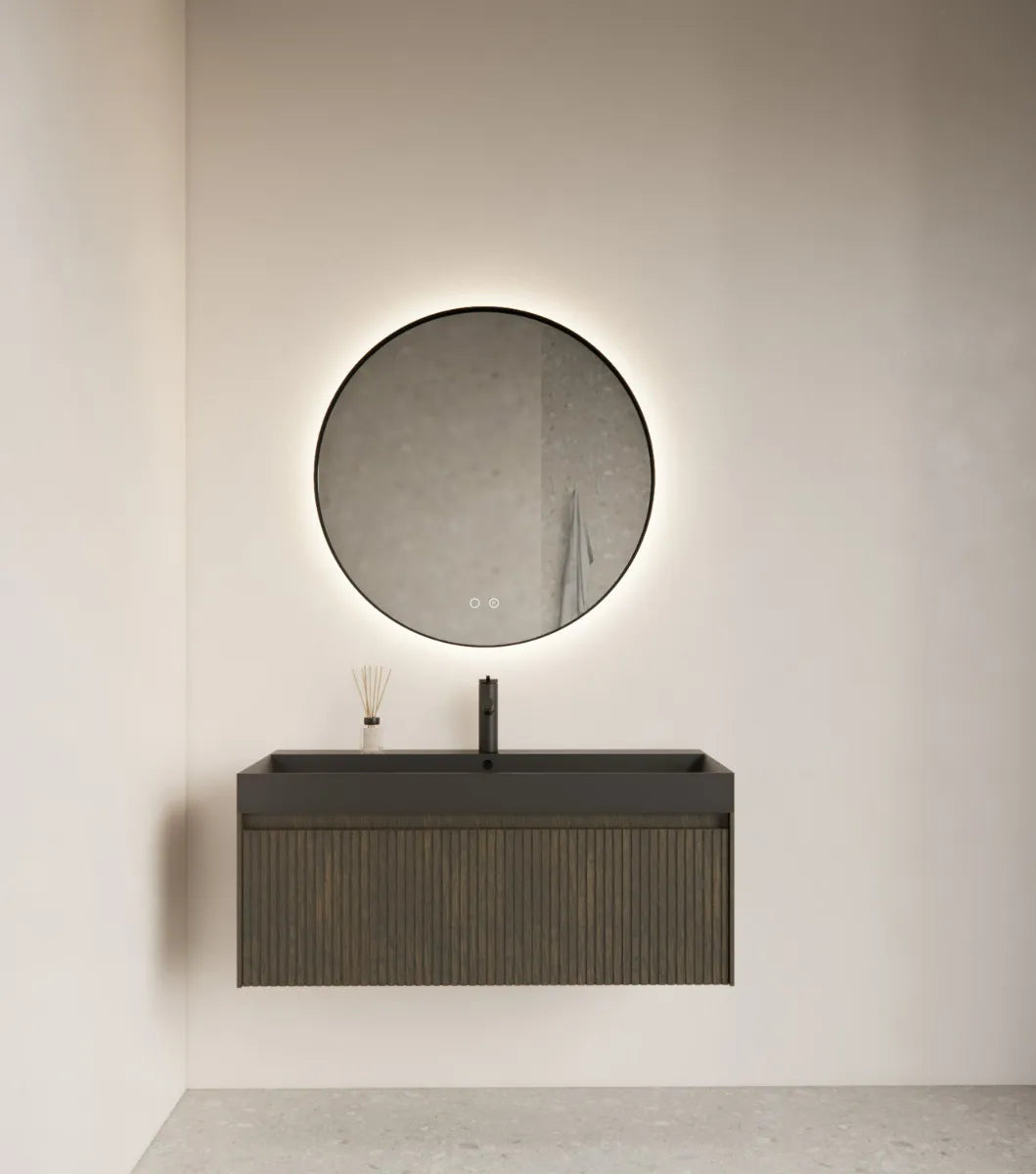 Gliss Design Athena ronde spiegel -  met verlichting en verwarming