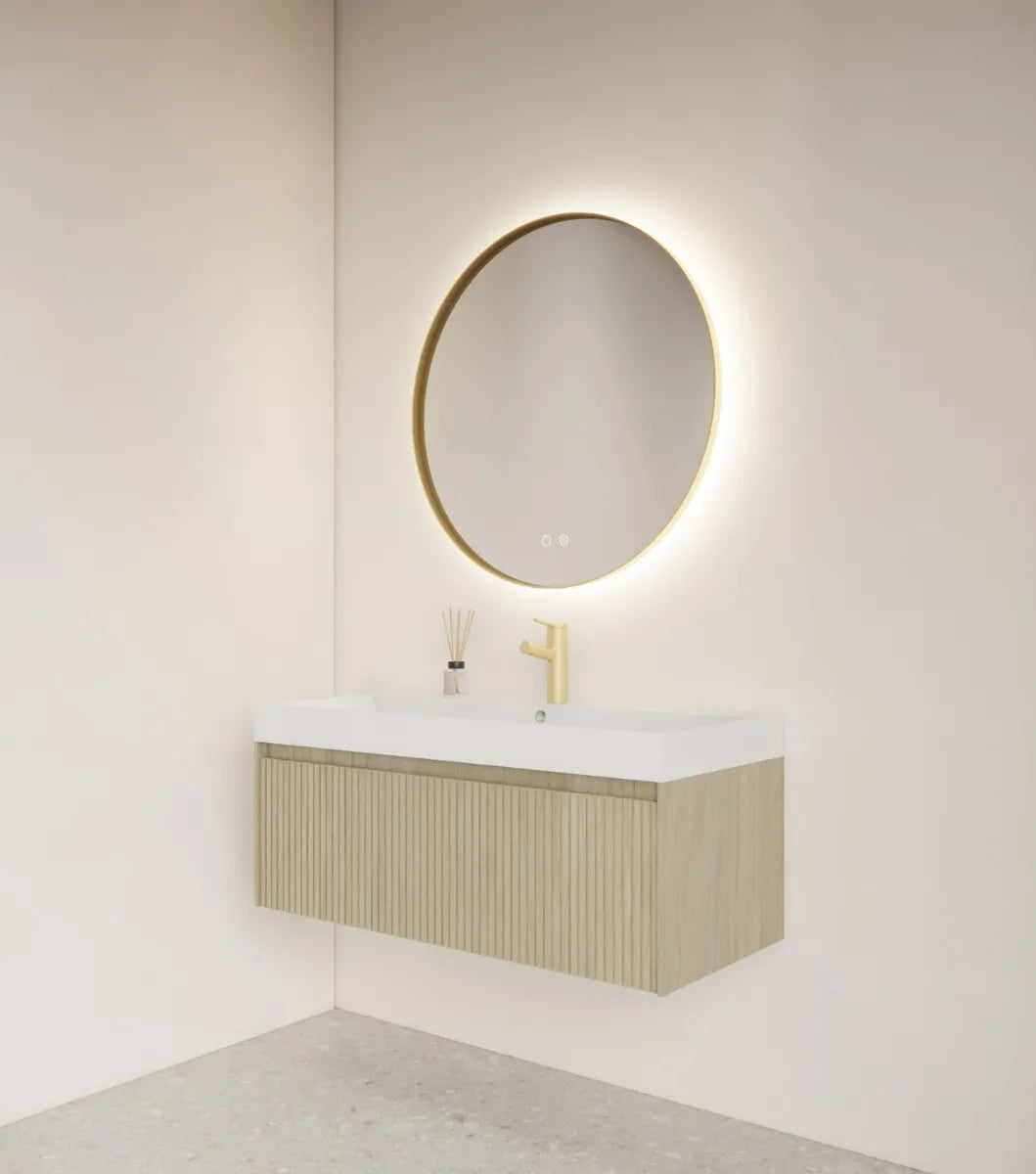 Gliss Design Athena ronde spiegel -  met verlichting en verwarming