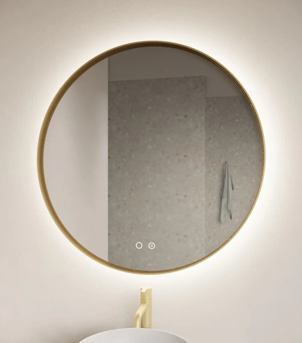 Gliss Design Athena ronde spiegel -  met verlichting en verwarming