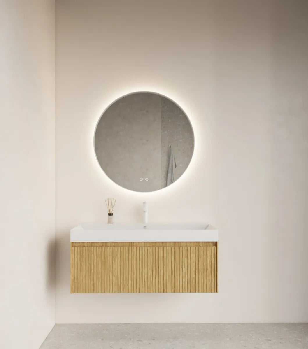 Gliss Design Athena ronde spiegel -  met verlichting en verwarming