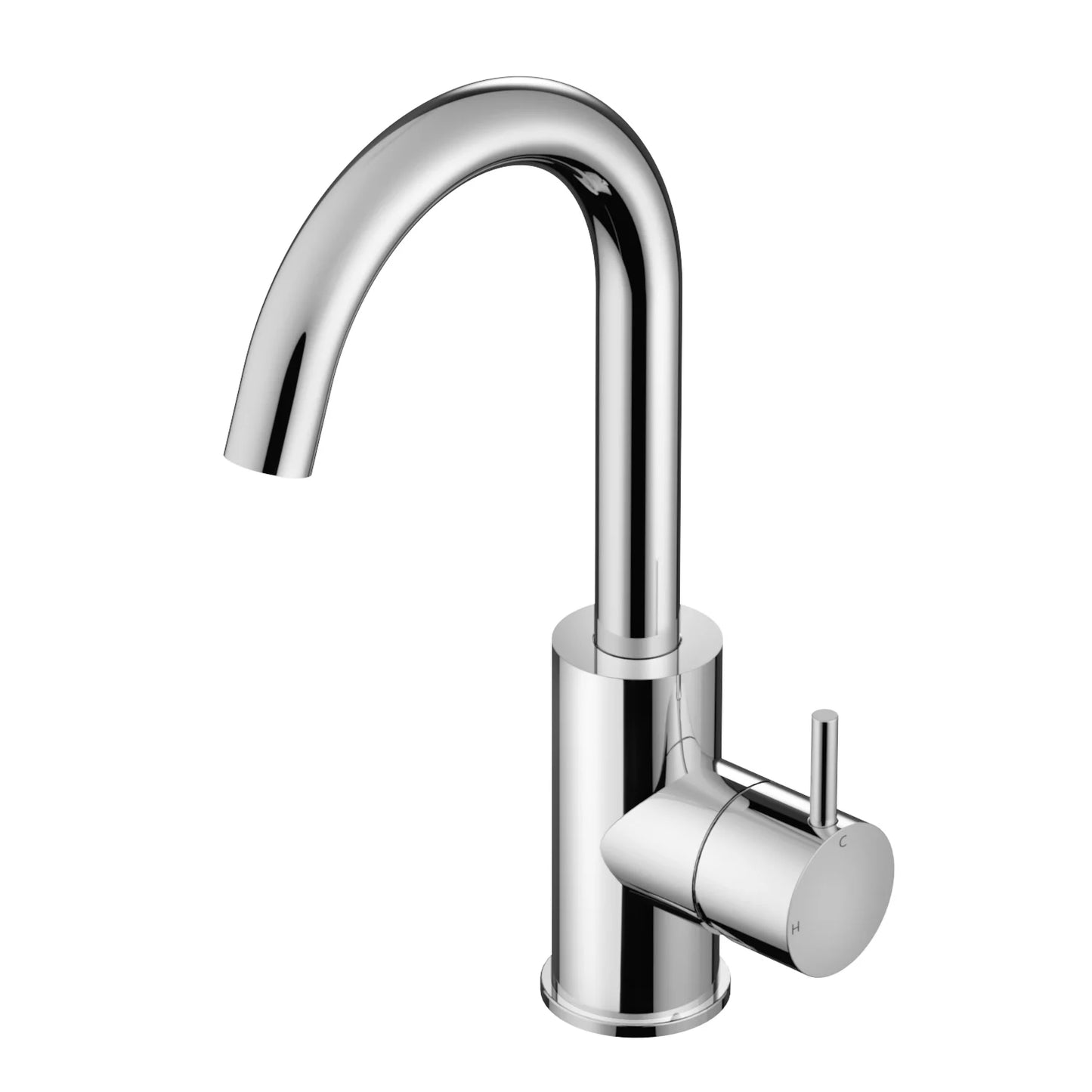 Hotbath Cobber CB004 wastafelmengkraan met draaibare uitloop zonder waste