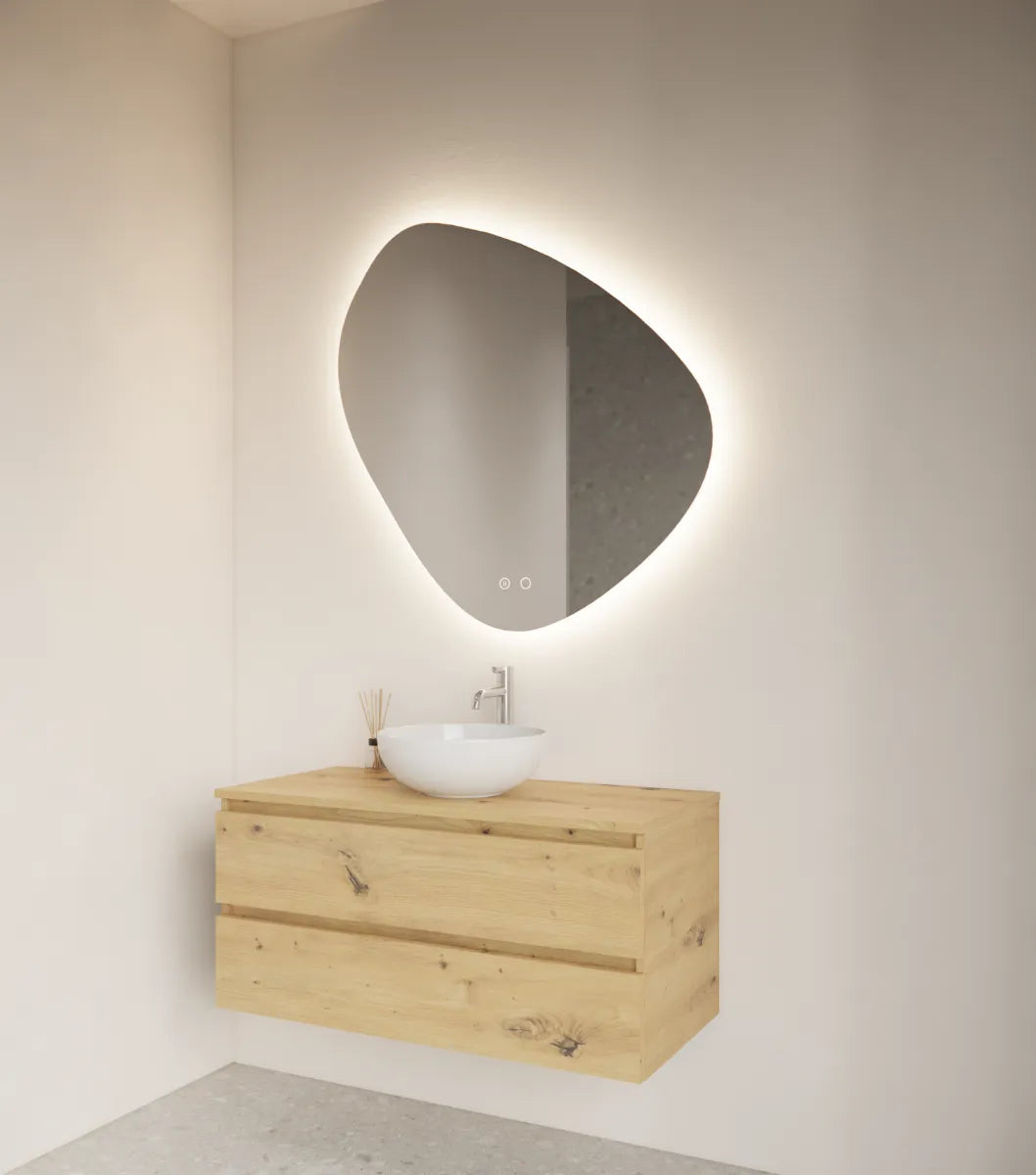 Gliss Design Fury spiegel met LED-verlichting en verwarming