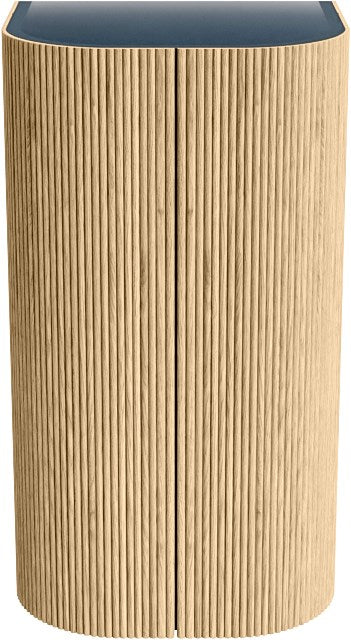 MONDIAZ KURVE 80cm kolomkast kleur Oak met 2 deuren