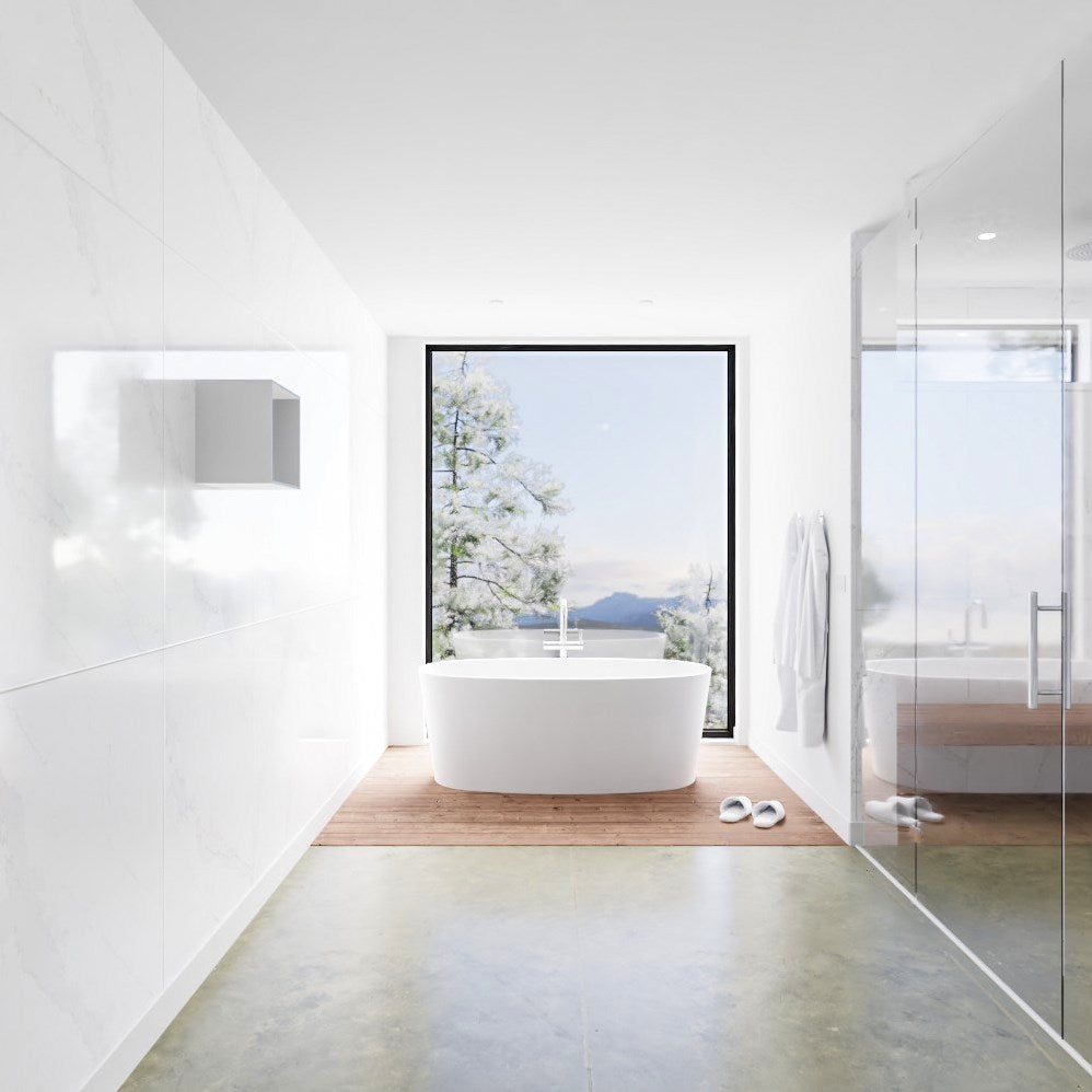 MONDIAZ LAGOM solid surface nis 30 in kleur urban geschikt voor in of opbouw
